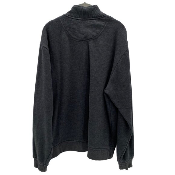 Orvis 1/4 Zip Fleece Gray Line Long Sleeve Pullover Men’s Size XXL - Picture 2 of 9